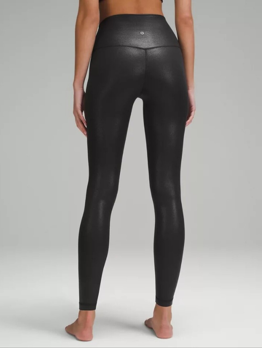 Lululemon High-Rise Shimmery Black Leggings